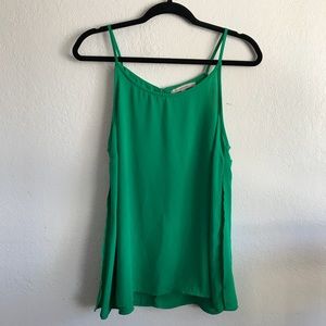 41 Hawthorn stitch fix green tank top button back
